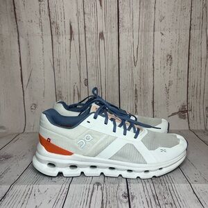 On Cloudrunner 2 Running Shoes Women’s Size 8.5 White/blue/orange